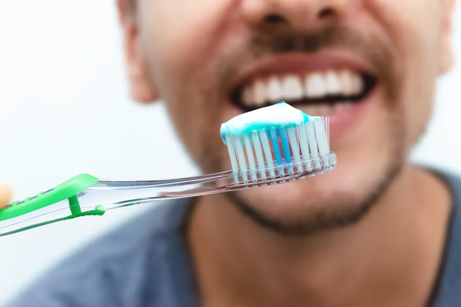 Patient having a comfortable dental visit